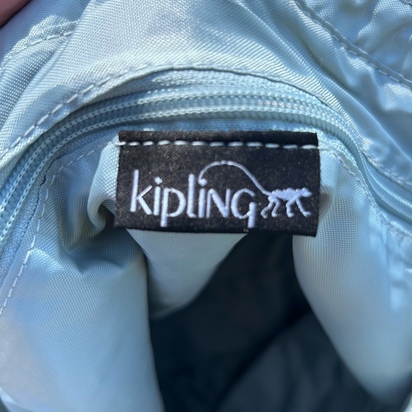 KIPLING Large Shopper Double Handle Shoulder Tote w/ Sven the Gorilla Charm NWOT - Picture 10 of 11